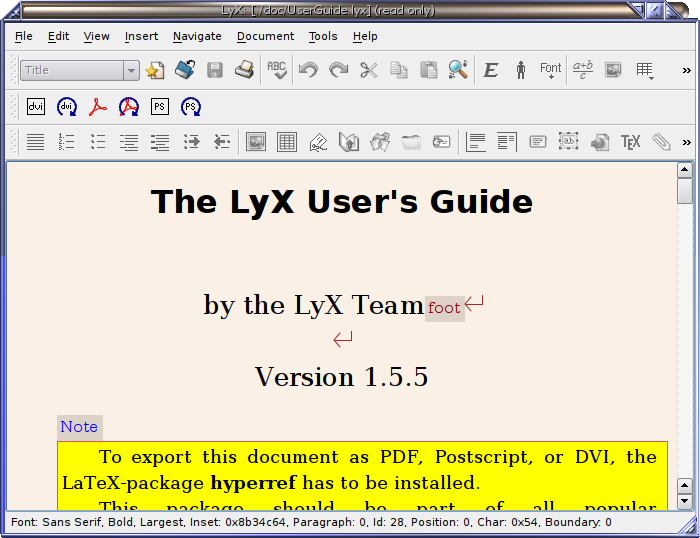 what lyx update packages